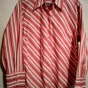 Cato Woman 18/20 long sleeve striped blouse